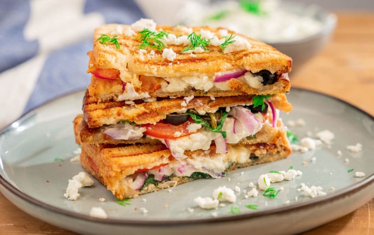 Grilled cheese med Grekiskt Lantbröd - Recept | Pågen